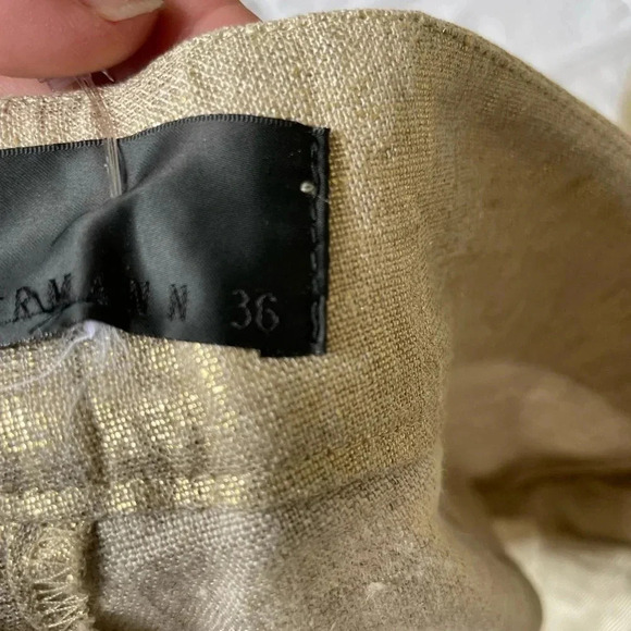 Haider Ackerman gold metallic pants - Picture 8 of 13